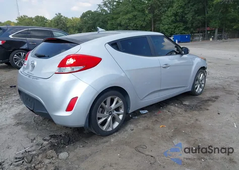 2016 Hyundai Veloster из США, поврежденный, VIN KMHTC6AD4GU275698